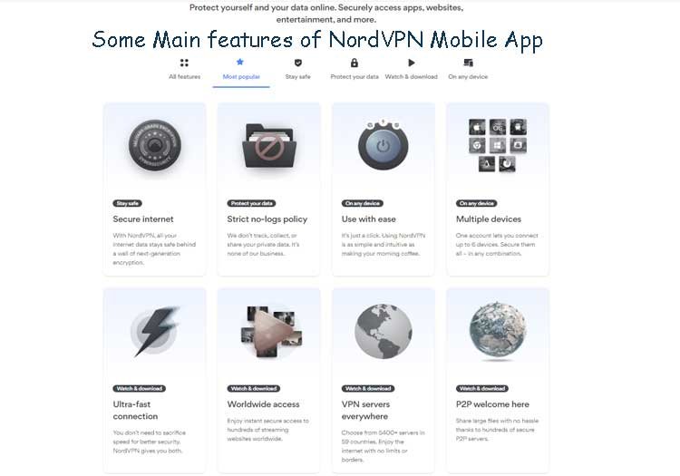 Some-Main-features-of-NordVPN-Mobile-App