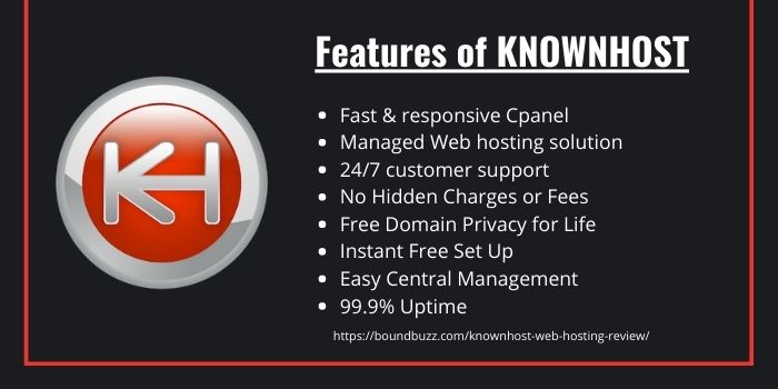 Knonwhost Web Hosting Review - Features