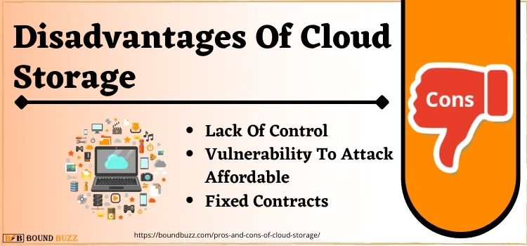 Disadvantages Of Cloud Storage
