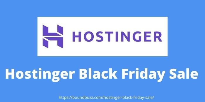 Hostinger Black Friday Sale
