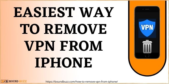 remove VPN from iPhone