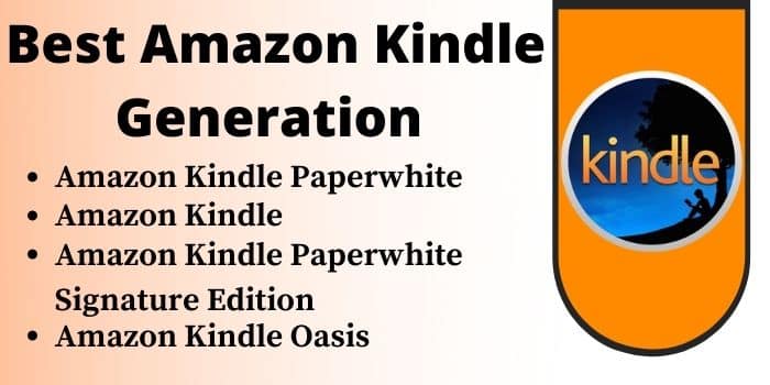 Top Amazon Kindle Generation