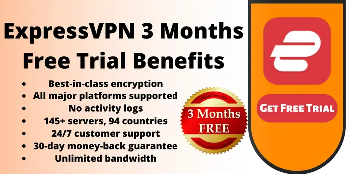 Benefits of ExpressVPN 3 months Free Trial