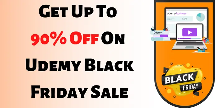 Get up to 90% off on udemy black friday sale