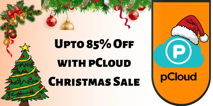 85% off with pCloud Christmas sale 2022