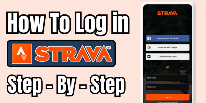 How To Log in Strava