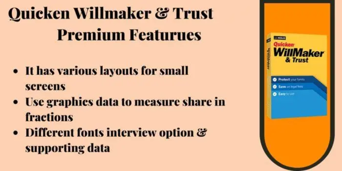 Extra Features In Quicken Willmaker & Trust 2024 Premium