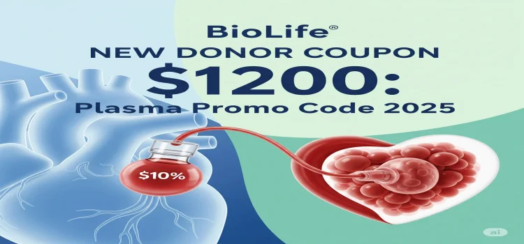 Biolife New Donor Coupon $1200: Plasma Promo Code 2025