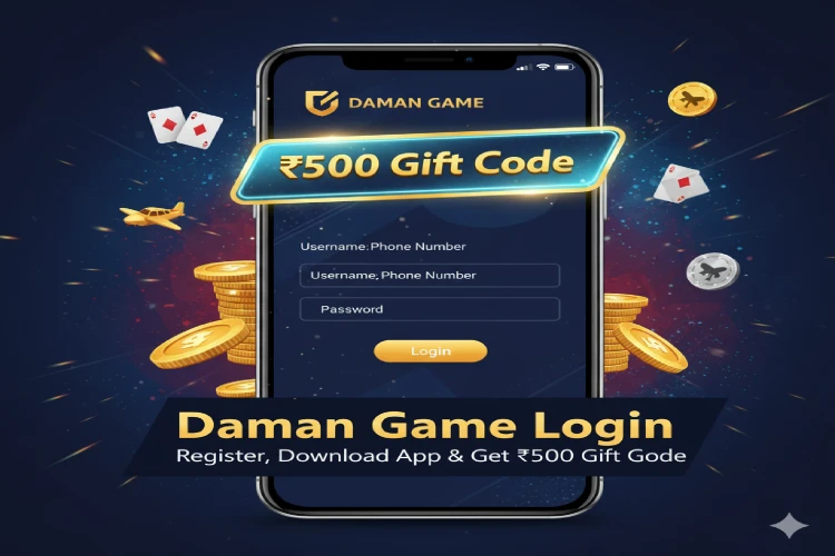 Daman Game Login – Register Download app & Get ₹500 Gift Code